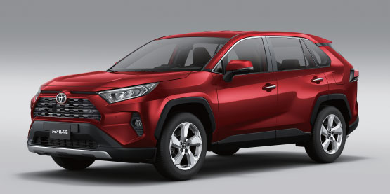 RAV 4 HEV Red