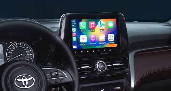 Inside Corolla XSE