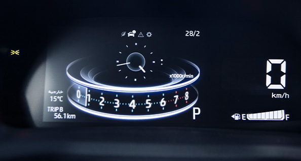 Inside Corolla XSE